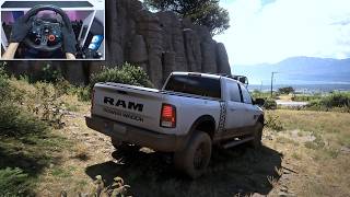 RAM 2500 Power Wagon offroading  Forza Horizon 5  Steering Wheel  Shifter Gameplay [upl. by Angel]