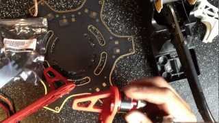 DJI F550 Flamewheel hexacopter build and component placement [upl. by Seppala]