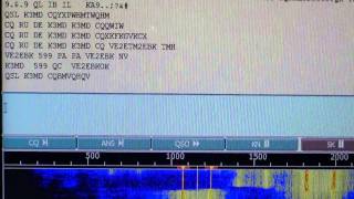 ARRL RTTY Roundup K3MD VE2EBK 80 meters [upl. by Ellehsor]