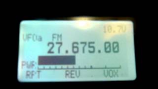 11M simplex Repeater 27675 Mhz FM received in Australia [upl. by Lovich]