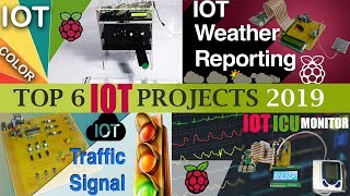 Top 6 Smart amp Simple IOT Projects 2019 Using Arduino amp Raspberry Pi [upl. by Oirtemed]