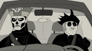 GHOST Short Animatic  Cardinal Copia Jams to Music [upl. by Noedig]