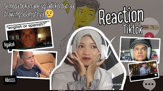 KORBAN AA DRAWING KINI MERAJARELA REACTION TIKTOKKaarin Reaction reactionmemengakak reaction [upl. by Amann672]