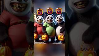 Pandas Pidiendo Dulces en Halloween 🎃🍭 [upl. by Raffo600]