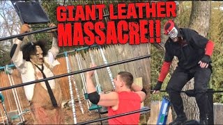 LEATHERFACE MASSACRES GTS WRESTLING US CHAMPIONSHIP MATCH [upl. by Aiderfla]