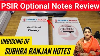 shubhra ranjan PSIR Notes  PSIR optional booklist and notes  subhraranjan PSIR Notes review [upl. by Emilia]