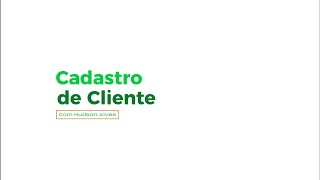 F5Resolve  Cadastro de Cliente [upl. by Ltsyrk]