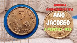 “5 Pesetas del Año Xacobeo 1993 Valor y Significado” [upl. by Eirffej977]