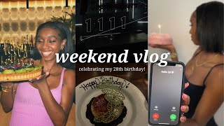 WEEKEND VLOG My 28th Birthday DIY photoshoot Dinner Chris Brown Concert amp more [upl. by Ulane]