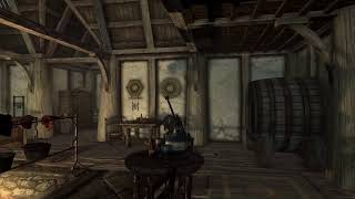 Skyrim ASMR The Drunken Huntsman Tavern [upl. by Yrram]