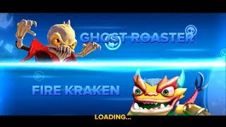 SKYLANDERS SWAP FORCE GHOST ROASTER VS FIRE KRAKEN [upl. by Amjan]