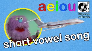 Hip Hop Vowels  Short Vowel Song  This aint a Jack Hartman Songs  Catchy Fun Learning Song Game [upl. by Atiuqes]