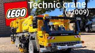 LEGO Technic Crane Review 42009 [upl. by Nytsua496]