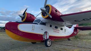 Grumman G21 Goose at Sechelt airport [upl. by Zebadiah]