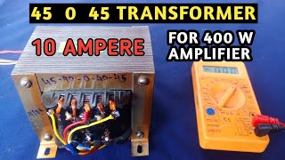 45 0 45 Transformer  40 0 40 Transformer  10 Ampere Transformer 12 0 12 amp 15 0 15 Transformer [upl. by Barabbas]