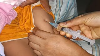 IM Intramuscular Arm injection Dexamethasone amp Amikacin injection Video 24 Ep 51 Injection Tips [upl. by Allenaj27]