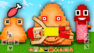 ALL POUS REVENGE UPDATE in MINECRAFT PE [upl. by Rimidalb326]