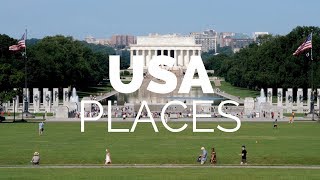 25 Best Places to Visit in the USA  Travel Video [upl. by Shutz]