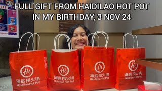 HAIDILAO HOT POT BEST RESTO FOR BIRTHDAY CELEBRATION🎂happybirthdaybirthdayhaidilaohotpot ultah [upl. by Eteragram]