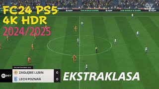 EA SPORTS FC 24 Zagłębie Lubin vs Lech Poznań “EKSTRAKLASA“ PS5 4K HDR gameplay [upl. by Einram855]