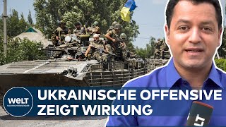 UKRAINEKRIEG Russen unter Druck  Referendum für Cherson verschoben  WELT Analyse [upl. by Lapham226]