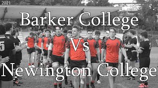 Barker College Vs Newington College  2021 1st XV Highlights [upl. by Genia]