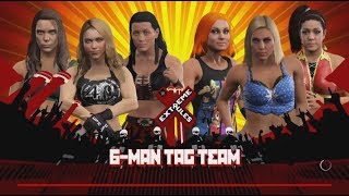 UFC Four Horsewomen Vs WWE Four Horsewomen 3Vs3 [upl. by Ianej701]