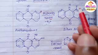 ♨️ Alizarin Dye Synthesis ♨️ Alizarin ♨️ Synthesis of Alizarin ♨️ Synthetic Dyes Organic Chemistry [upl. by Lucic]