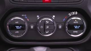 Automatic Climate ControlsUsing automatic temperature control on 2017 Jeep Renegade [upl. by Noval]