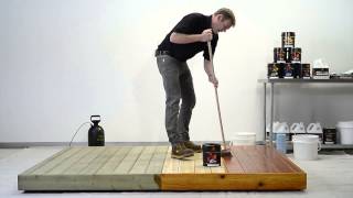 How To Stain Your Deck Quickly And Easily  Environmentally Friendly  Sansin [upl. by Arick118]