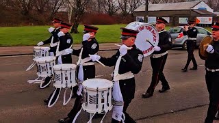 Clydebank Blitz memorial parade  Pride of the rock Flute Band 09032024 [upl. by Ileana52]