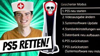 PS5 hängt  startet nicht RETTEN mit quotGESICHERTER MODUSquot Anleitung [upl. by Lyontine115]