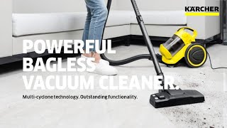 Karcher VC 3 Plus Multi Bagless Cyclone Vacuum Cleaner [upl. by Hodges791]