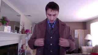 Tennant LongCoat Magnoli Review No 6 Tenth Doctor Cosplay [upl. by Notlad764]