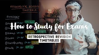 How to study for exams  The Retrospective Revision Timetable [upl. by Petras]