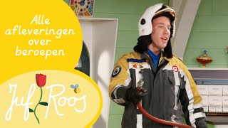 Juf Roos • Alle afleveringen over beroepen 👮👨‍🚒 [upl. by Yekciv]