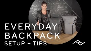 Peak Design Everyday Backpack V1 Setup  Tips [upl. by Anauqaj]