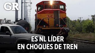 Es NL líder en choques de tren  Monterrey [upl. by Froehlich658]