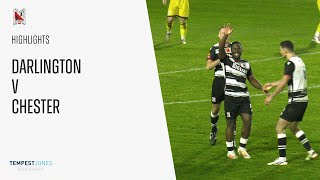 Match Highlights Darlington 10 Chester  National League North [upl. by Remo]