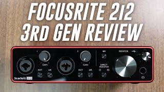 Focusrite Scarlett 2i2 3rd Gen USB Audio Interface Review  Explained [upl. by Hameean]