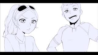 Porcelain face  miraculous ladybug animatic lukanette [upl. by Vachill645]