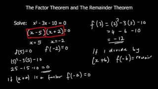 The Remainder Theorem  Alevel Maths  OCR AQA Edexcel [upl. by Laitselec]