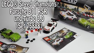 LEGO Porsche 911 RSR und 911 Turbo 30 Set 75888 Speed Champions [upl. by Levesque]