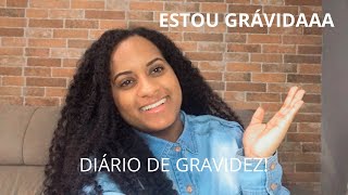 DIÁRIO DE GRAVIDEZ  Primeiro Trimestre  como descobri sintomas e enjoo… [upl. by Westbrooke]