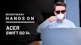 Hands on with the Acer Swift Go 14 – an Intel® Core™ Ultra laptop designed on the Intel Evo Platform [upl. by Nanreik136]