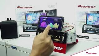 Auto Rádio Pioneer Bluetooth SPHC10BT Smartphone Receiver Som Carro  LANÇAMENTO 2019 [upl. by Yasmeen]