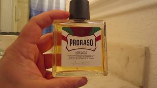 Proraso Sandlewood After Shave Review [upl. by Annayar]