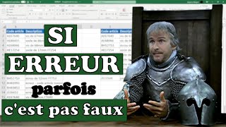 Fonction Excel  SI ERREUR avec Perceval [upl. by Adaline]