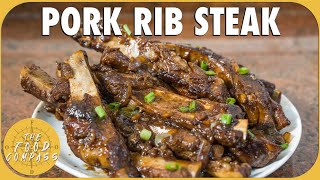 PORK RIB STEAK RECIPE  RESTAURANT STYLE PORK RIB STEAK  PINASIMPLENG RIB STEAK RECIPE [upl. by Kelda]