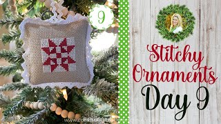 🎄Classic Stitchy Ornament 9 Cross Stitch Christmas Ornament SAL [upl. by Udele]